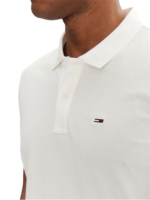 Polo slim fit in cotone Tommy Jeans | DM0DM20676YBL